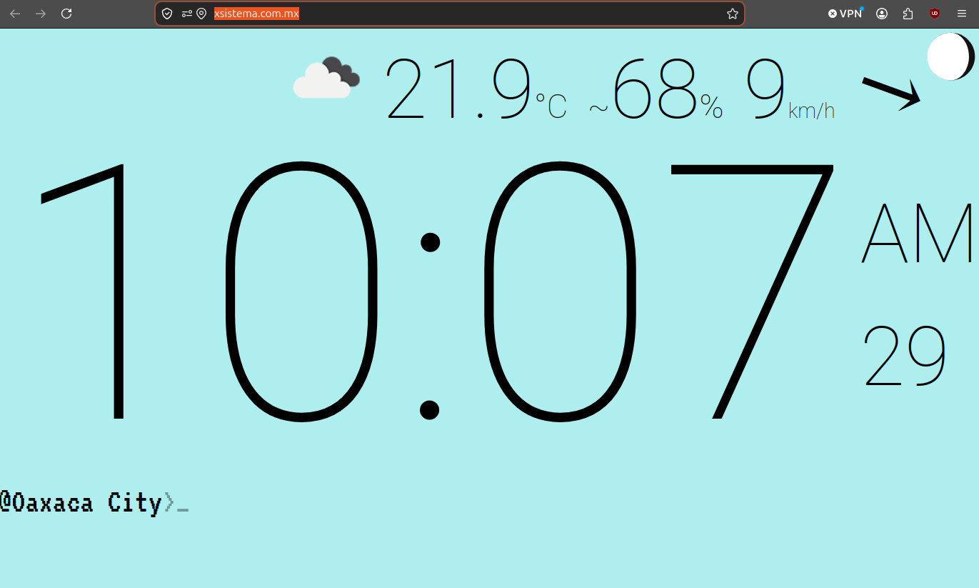 Clock & Weather