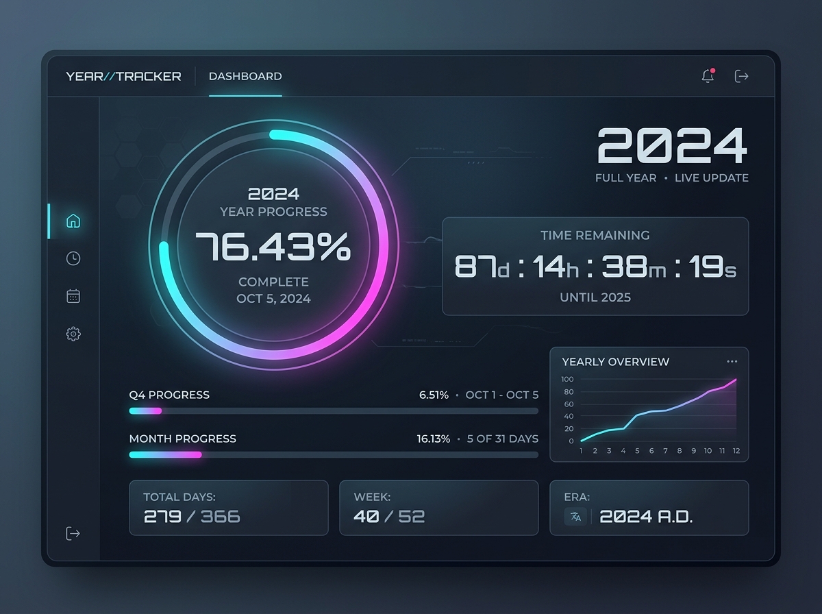 Real-Time Year Progress